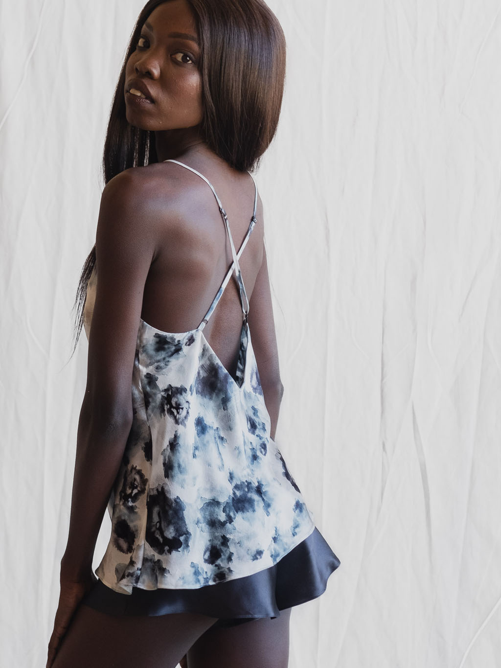 London Print - Silk Camisole